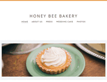 Tablet Screenshot of honeybeebakery.org